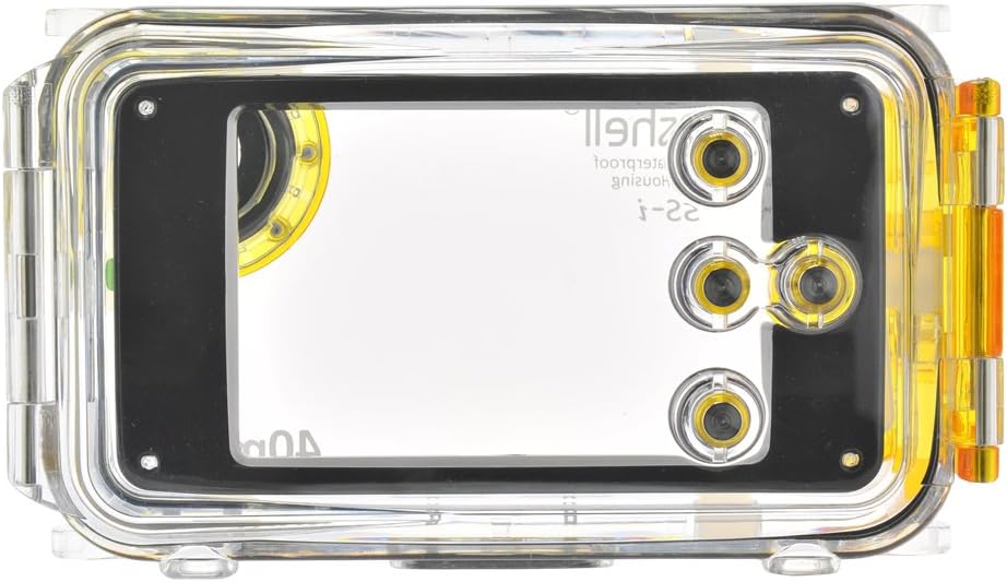 Seashell Waterproof Photo Housing Underwater Case for iPhone 3G, 3GS, 4 & 4S - Yellow
