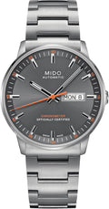MIDO Commander Chronometer - COSC Certified Swiss Automatic Watch for Men - 40mm Stainless Steel Case