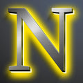 Illuminated LED House Numbers 20', Modern Upscale Look, Backlit LED Illuminated Home Address Number, Stainless Steel Hand-Polished For Lighted House Address Signs,N