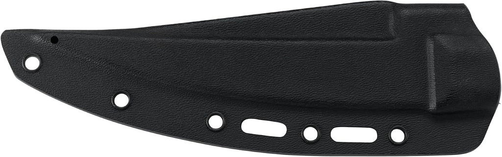 CRKT HZ6 Fixed Blade Knife with Sheath: SK-5 Plain Edge Black Coated Blade, G10 Handle, 2927