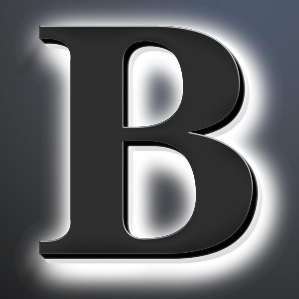 Backlit LED Illuminated Address Number 18 Inch, Lighted House Numbers, Lighted Home Address Numbers, Modern Metal House Numbers With Lights.
