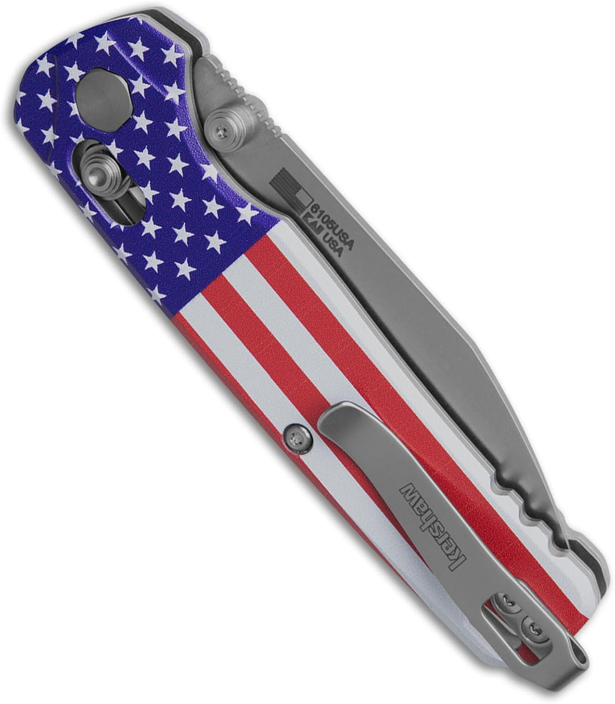 Kershaw Bel Air Pocket Knife, Made in the USA, 3.4 inch CPM MagnaCut Steel Blade, EDC Design, Duralock Locking Mechanism, Manual Folder, Pocketclip