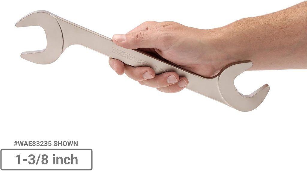 TEKTON Angle Head Open End Wrench Set, 4-Piece (1-5/16-1-1/2 in.) | WAE91004 | Made in USA