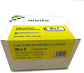 meite #6 Fine Thread Drywall Screws by 2-Inch with Bugle Head, 5 Pounds Black #DSF2M (8 Boxes (1 CASE))