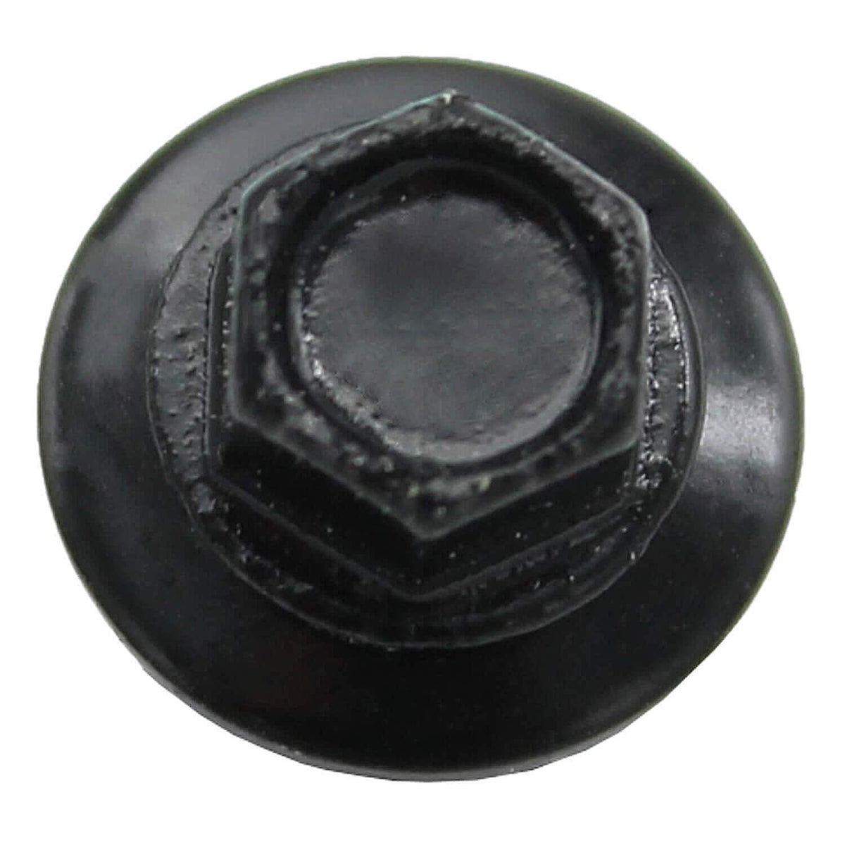 10 x 1 Black Metal Roofing Screws - Hex Washer Head- Self-Starting/Tapping - EPDM Washer. 10 X 250 Bags - 2,500 Screws