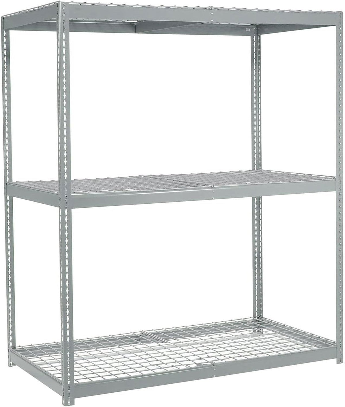 Global Industrial Wide Span Rack With 3 Shelves Wire Deck, 1200 Lb Capacity Per Level, 48'W x 36'D x 60'H