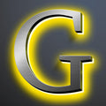 Illuminated LED House Numbers 20', Modern Upscale Look, Backlit LED Illuminated Home Address Number, Stainless Steel Hand-Polished For Lighted House Address Signs,G