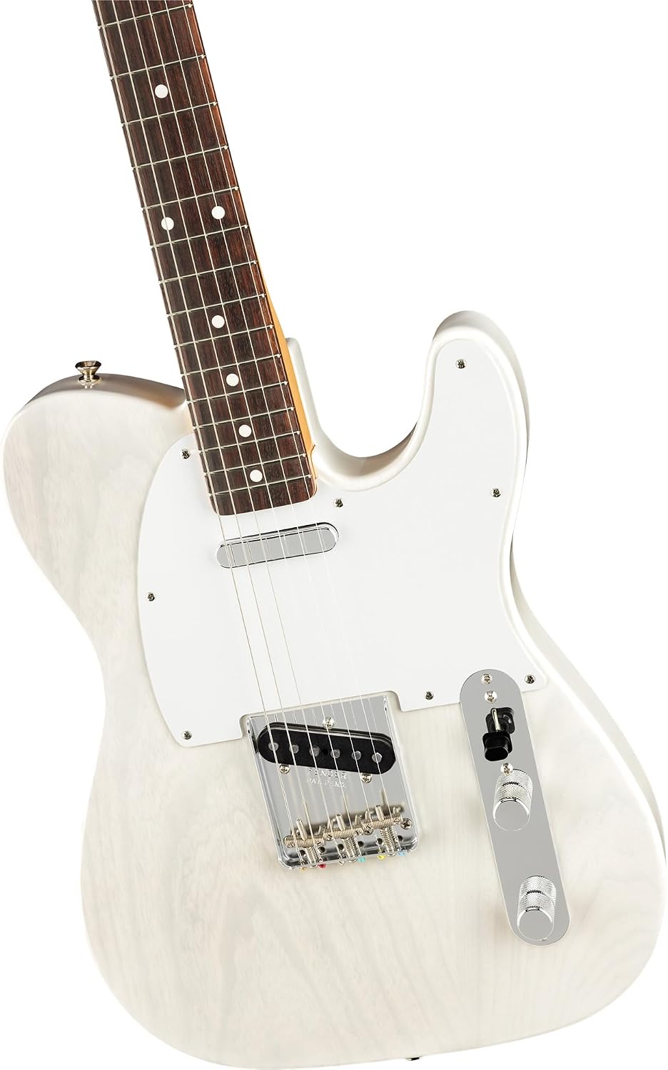 Fender Jimmy Page Mirror Telecaster - White Blonde Bundle with Tweed Case, Strap, Cable, and Guitar Cleaning Kit