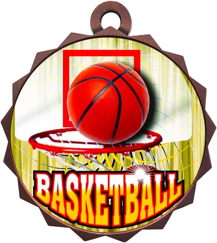 Express Medals Various Styles 1 to 50 Pack Gold Color Engraved 2.25 Inch Basketball Medals Trophy Award Medal Trophies Gift Prize Tournament Champion Team 1st Place First D214FCL412
