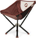 CLIQ ClassiQ Camping Chair - Lightweight Portable Lawn Chair, Compact Folding Chair for Outdoors, Reinforced 400 lb Capacity, Quick-Setup Travel Chair for Camping, Beach & Hiking (Brick Red)