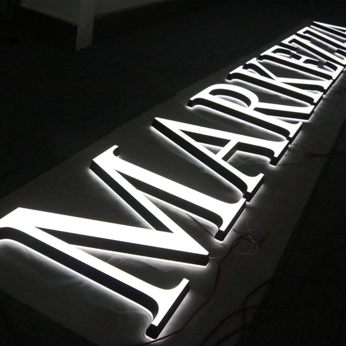 Lighted House Numbers, Backlit Floating LED Address Numbers, Lighted Large Acrylic House Number, Lighted Up Address Number Signs For Outside Home Yard Street, White.,20 Inch,V