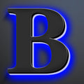 Illuminated House Numbers Increase Safety And Style 18 Inch, Backlit LED Address Number For Enhanced Visibility, Lighted Up Address Number, Modern Metal Signs,B
