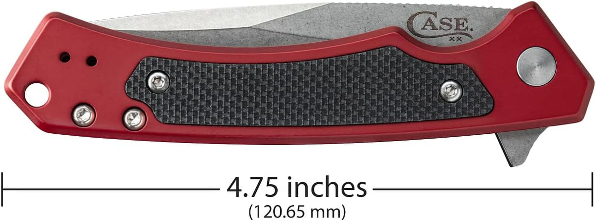 Anodized Aluminum Red Marilla Pocket Knife