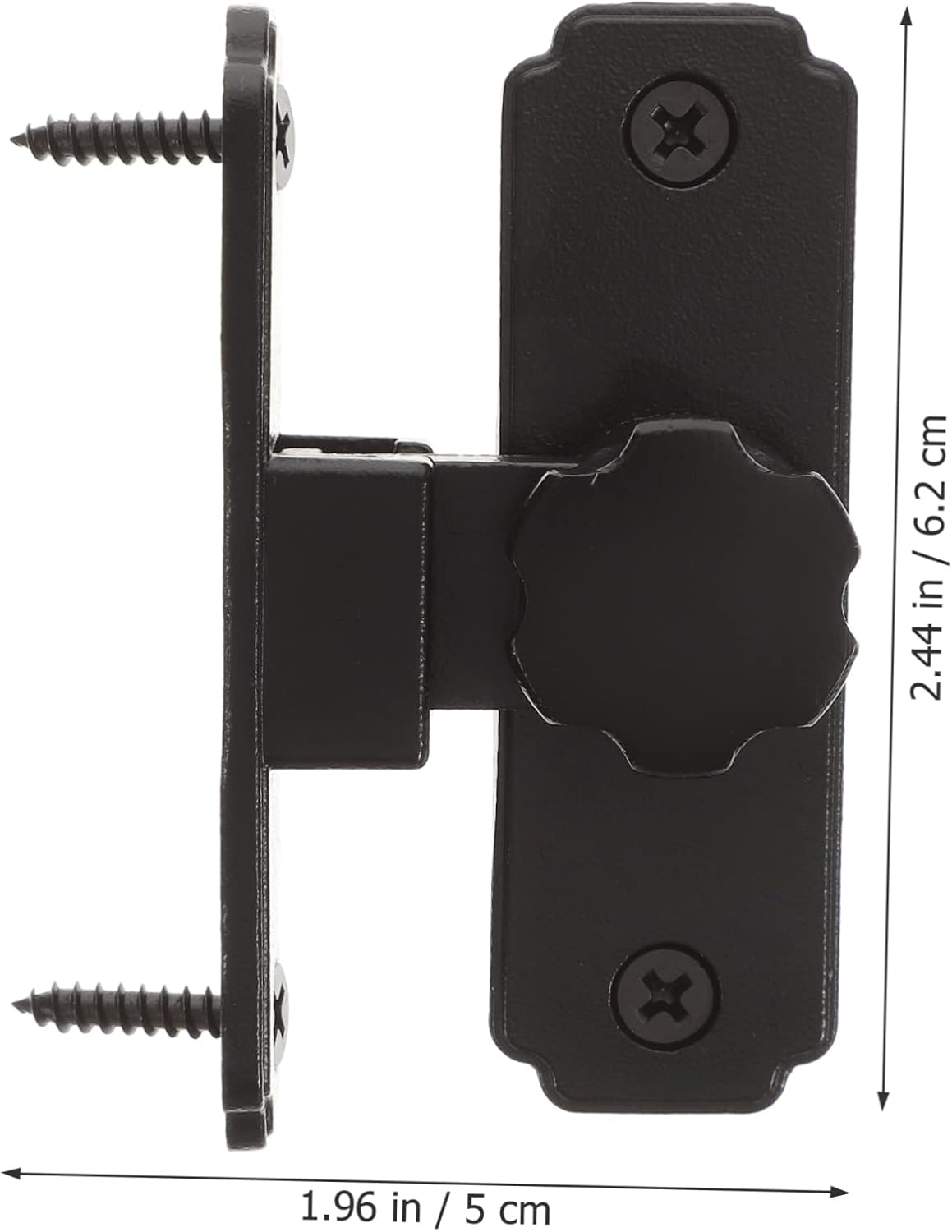 4pcs Sliding Door Lock Screen Door Lock barn Door Lock Door Chain Lock Heavy Duty hasp Door Hook Lock 90 Degree latches Door latches Self-Locking Buckle Locking Lever deadbolt Lock