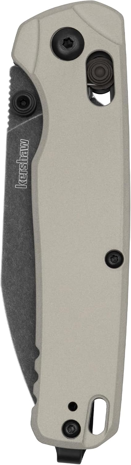Kershaw Bel Air Pocket Knife, Made in the USA, 3.4 inch CPM MagnaCut Steel Blade, EDC Design, Duralock Locking Mechanism, Manual Folder, Pocketclip