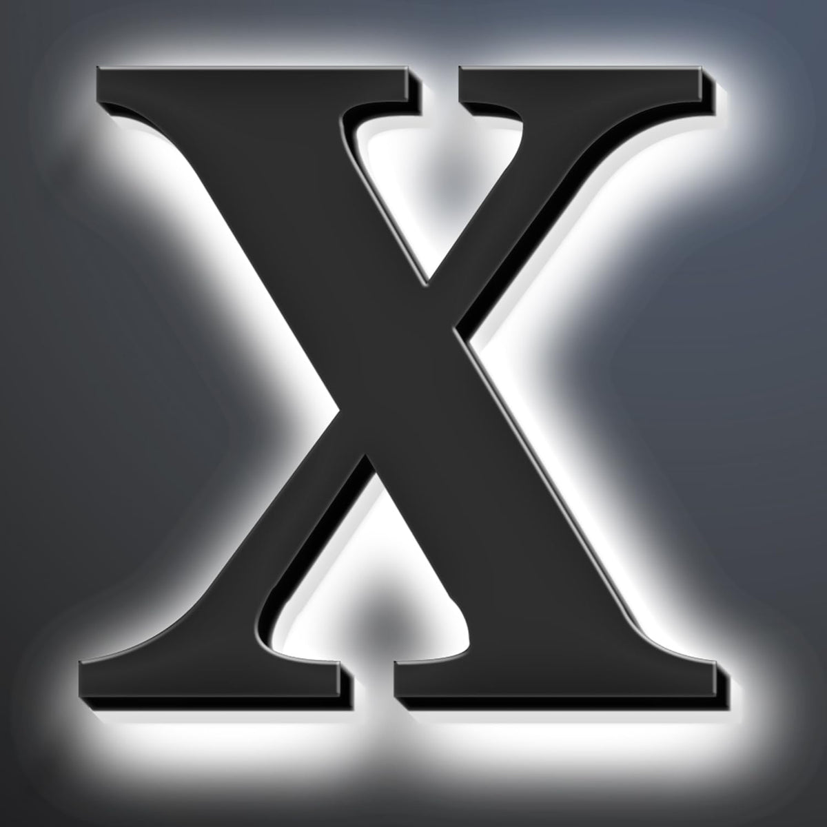 Backlit LED Illuminated Address Number 18 Inch, Lighted House Numbers, Lighted Home Address Numbers, Modern Metal House Numbers With Lights.