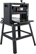 VEVOR Thickness Planer - 13-Inch Benchtop Wood Planer, 2000W, 8000 rpm, 15 AMP, Foldable, 6m/min Planing Speed, Iron Stand, Dust Exhaust for Woodworking