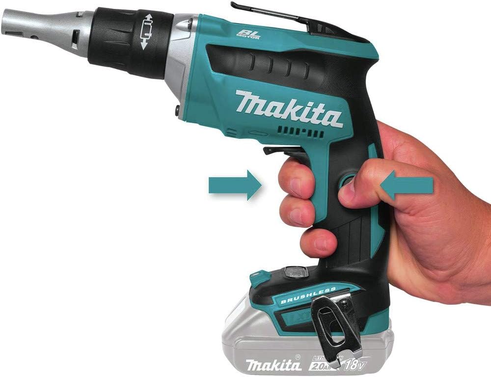 Makita XSF04Z 18V LXT Lithium-Ion Brushless Cordless 2, 500 Rpm Drywall Screwdriver, Tool Only