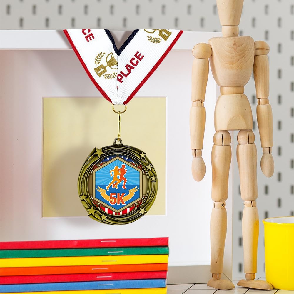 All Quality Stars Design 5k Medal | Competition Metal Medal - 1st, 2nd, 3rd Place