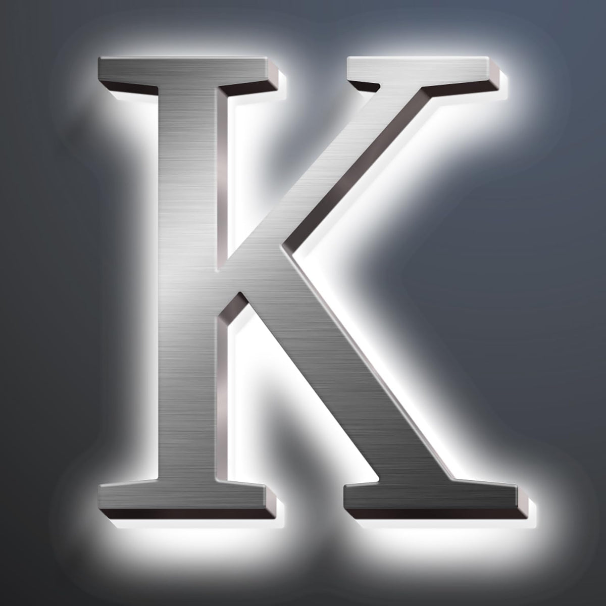 Backlit LED Illuminated House Address Numbers 20', Lighted House Numbers For A Safe And Modern, Large Modern Illuminated Address Numbers For Outside Street Yard,K