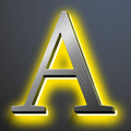 Illuminated LED House Numbers 20', Modern Upscale Look, Backlit LED Illuminated Home Address Number, Stainless Steel Hand-Polished For Lighted House Address Signs,A