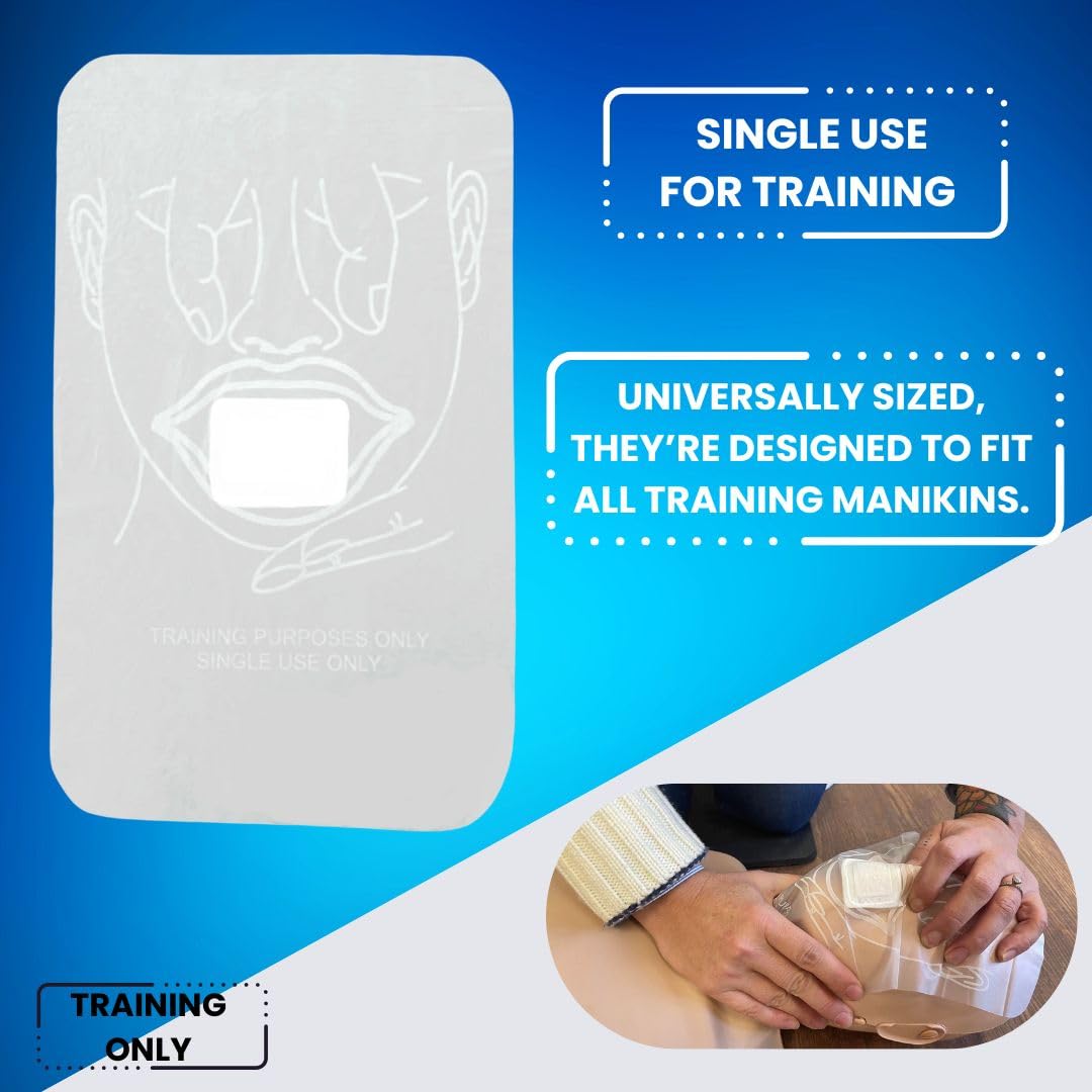 MCR Medical Case of 100 Deluxe AED First Responder Training Kit with Simulated Razor, Scissors, & More