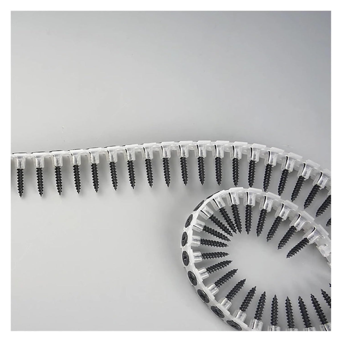 1000pcs Drywall Chain Screws Strip Tacks Self Tapping Plastic Concrete(35mm 1000pcs)