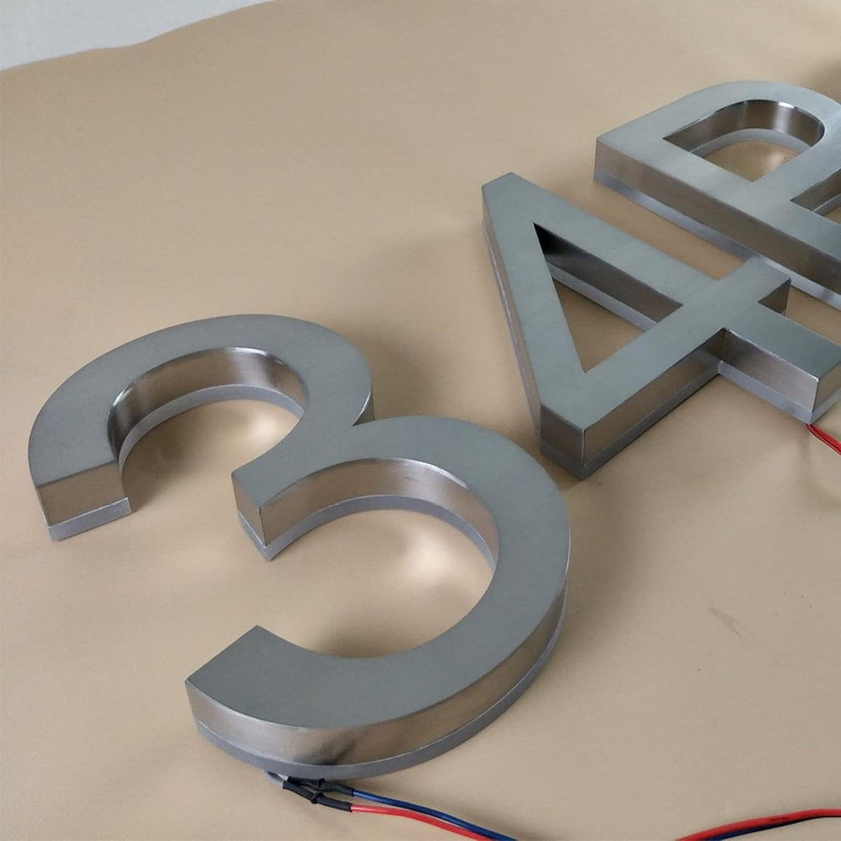 Lighted house numbers, Backlit Lighted LED House Numbers, 3D Floating Led House Plaque Number, Lighted Up House Numbers for Outside Modern.