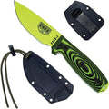 ESEE-3 1095 Carbon Steel, Black Sheath (Venom Green Blade, Neon Green/Black G-10 3D Handle)