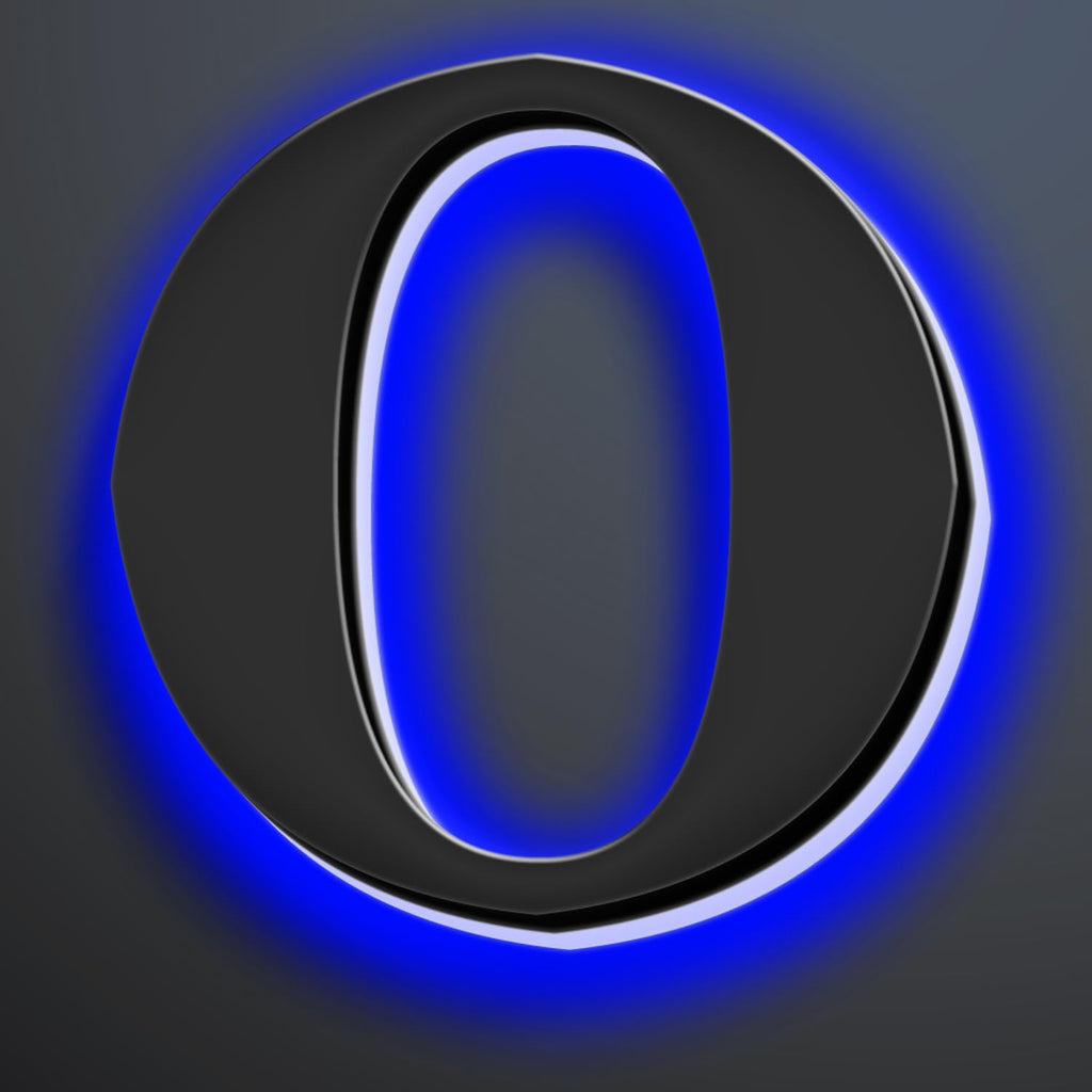 Illuminated House Numbers Increase Safety And Style 18 Inch, Backlit LED Address Number For Enhanced Visibility, Lighted Up Address Number, Modern Metal Signs,O