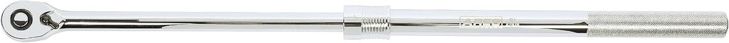 ARES 42078 – 3/4-Inch Drive Quick Release Extendable Ratchet - 72-Tooth Gear with 5 Degree Sweep – Handle Extends from 19.5 Inches to 30 Inches – Quick Release Drive Tang Locks Socket Securely