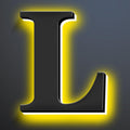 Backlit LED House Numbers 18 Inch, Waterproof Stainless Steel, Illuminated Home Address Numbers, Lighted House Numbers, Modern Metal Address Numbers With LED Lights,L