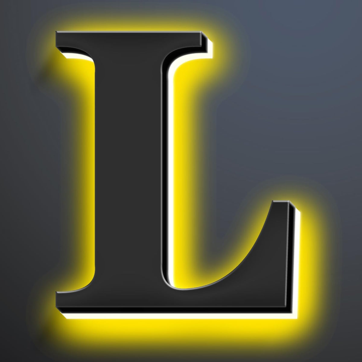Backlit LED Illuminated House Numbers For Outside 16 Inch, Stainless Steel, Illuminated Home Address Numbers, Modern Lighted Address Signs For House, Black Finishes,L