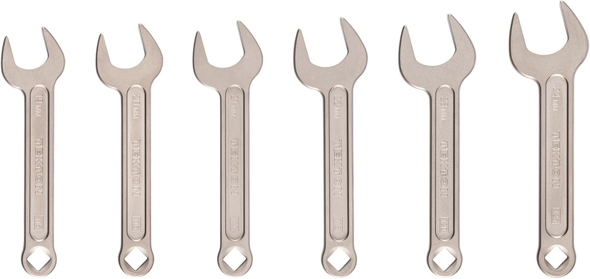 TEKTON Service Wrench Set, 6-Piece (19-24 mm) | WSE90201 | Made in USA