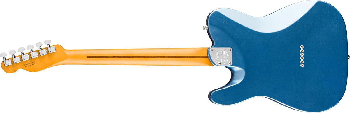 Fender American Ultra Luxe Vintage '60s Telecaster Custom Electric Guitar - Lake Placid Blue, Heirloom Lacquer