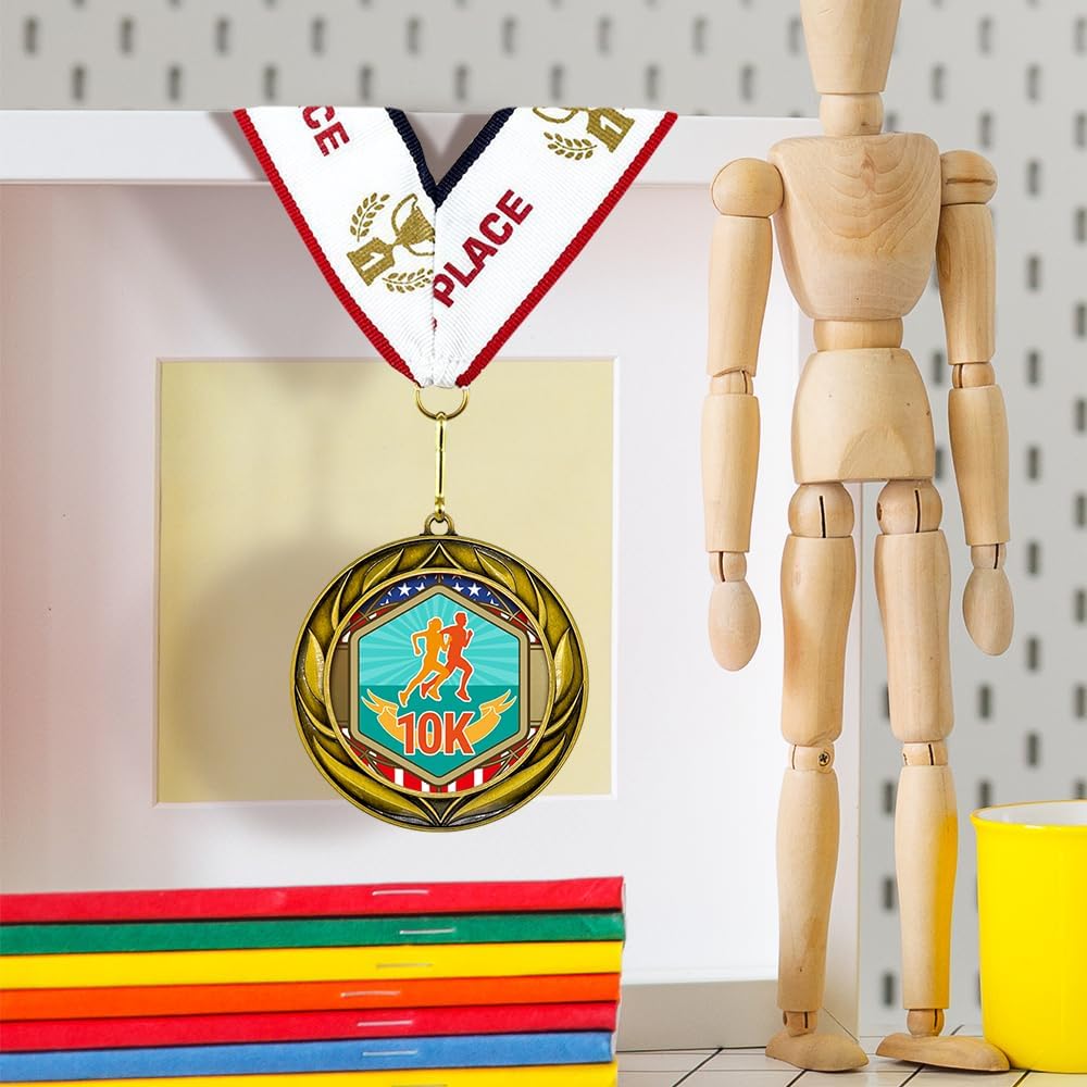 All Quality Wreath Design 10k Medal | Competition Metal Medal - 1st, 2nd, 3rd Place