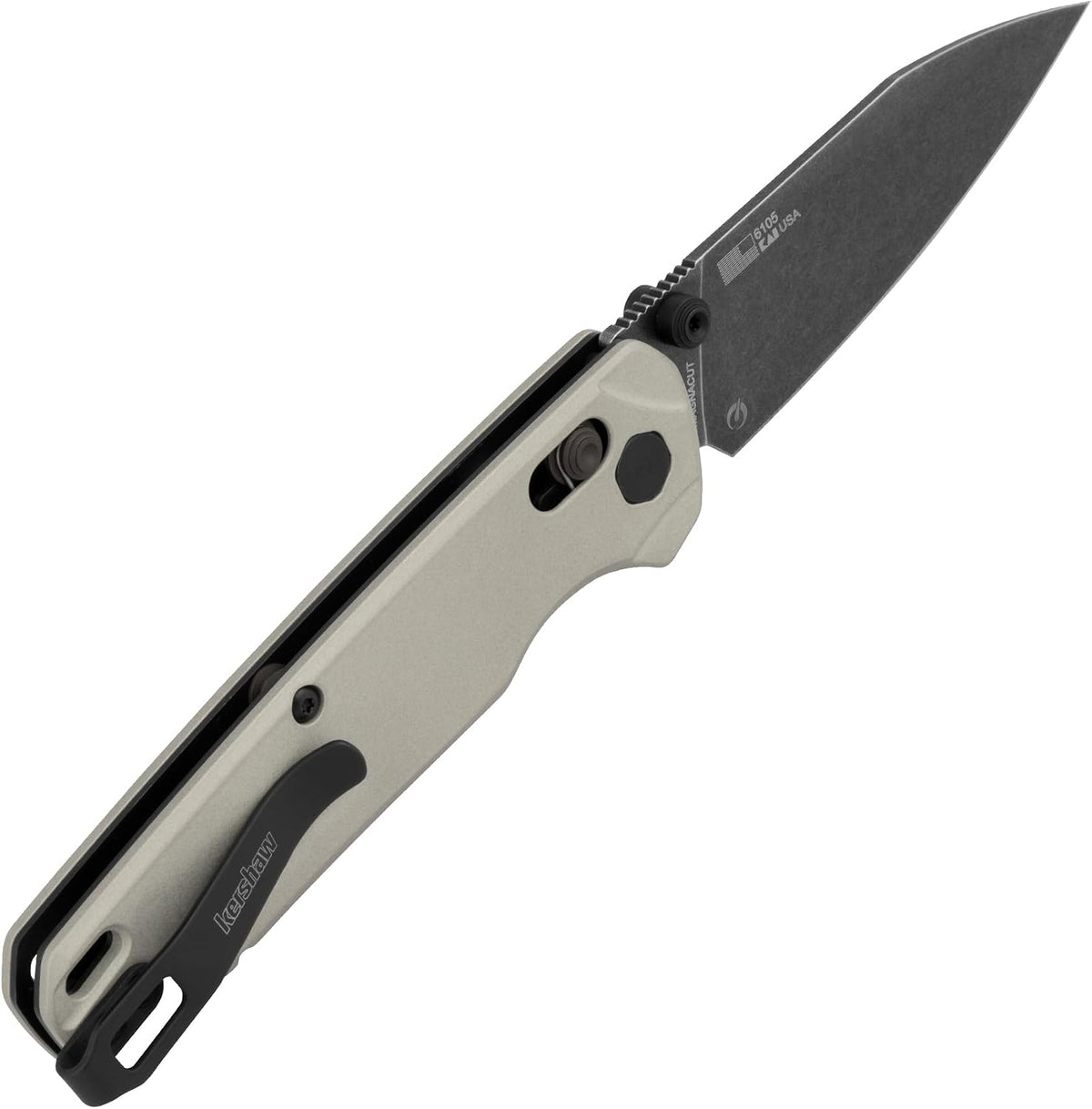 Kershaw Bel Air Pocket Knife, Made in the USA, 3.4 inch CPM MagnaCut Steel Blade, EDC Design, Duralock Locking Mechanism, Manual Folder, Pocketclip