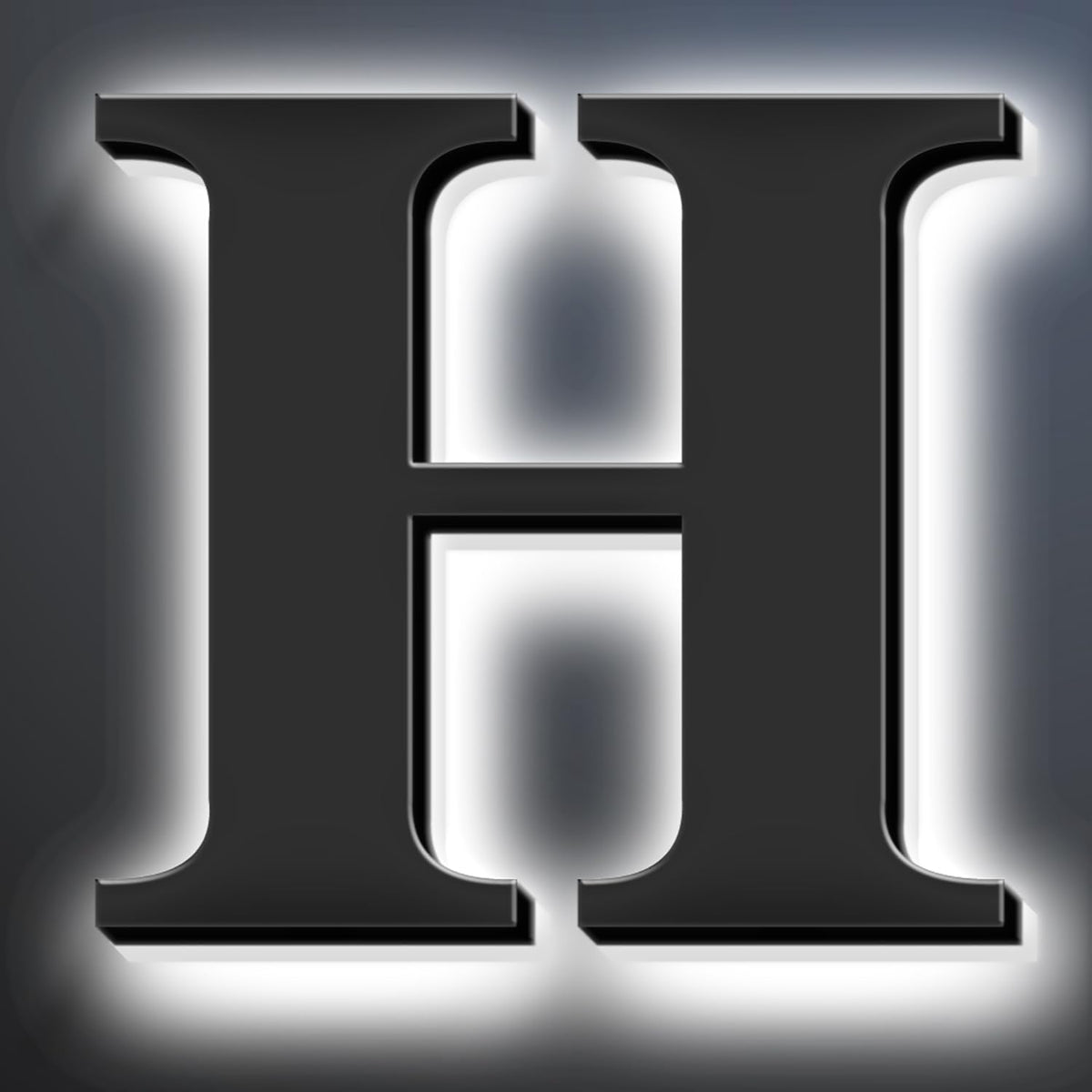 Backlit LED Illuminated Address Number 18 Inch, Lighted House Numbers, Lighted Home Address Numbers, Modern Metal House Numbers With Lights.