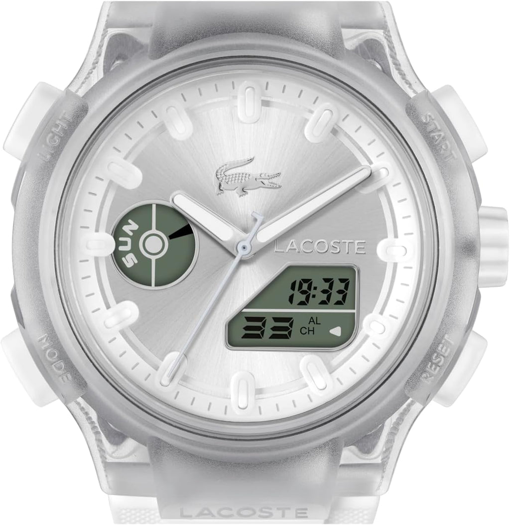 Lacoste LC33 Women's Analog-Digital Quartz Watch with Chronograph, Alarm and Calendar
