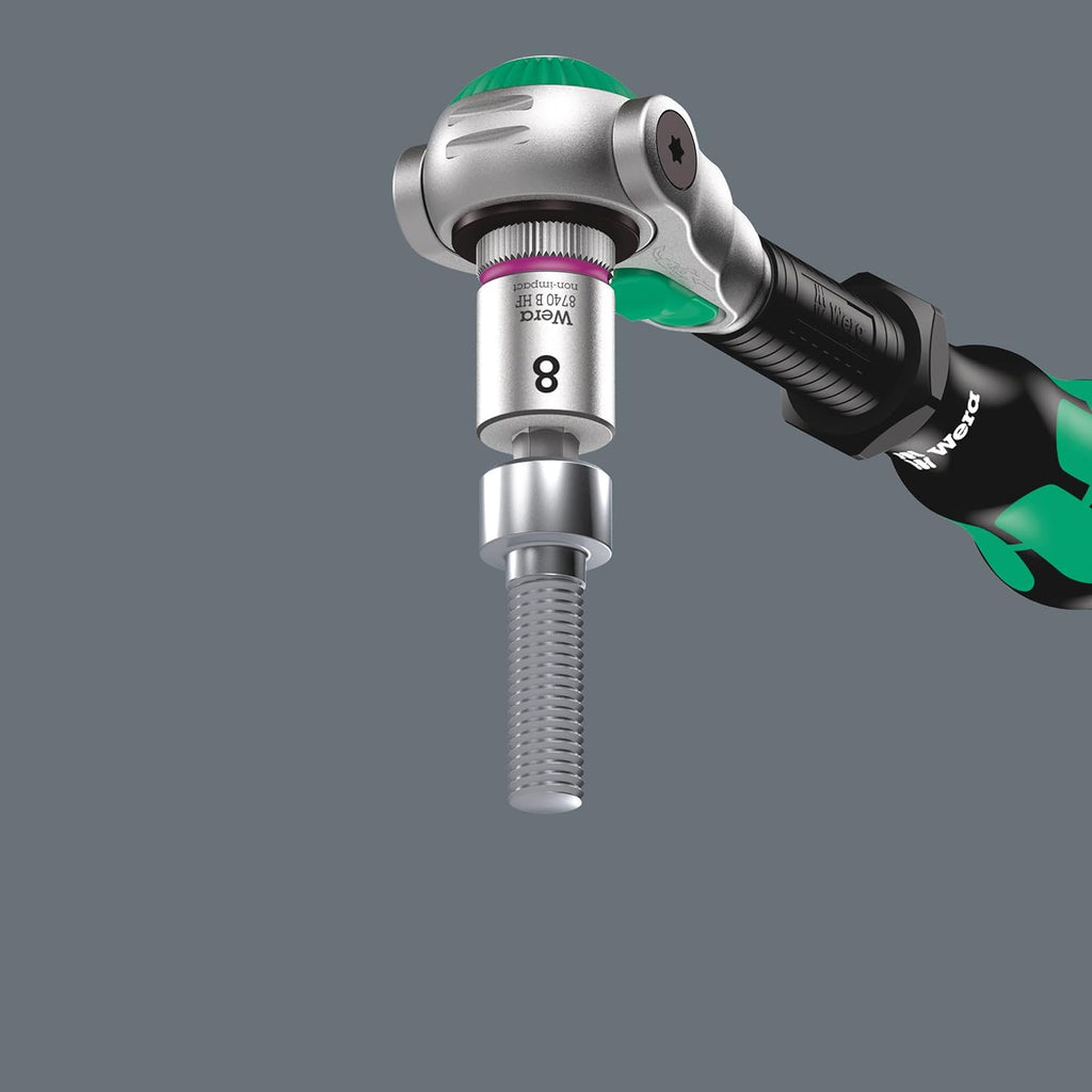 Wera - 05003536001 - Ratchet set, 8100 SB All-in Zyklop Speed ratchet set, 3/8' drive, 35 pieces