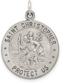 Jewels By Lux Sterling Silver St. Christopher Basketball Medal