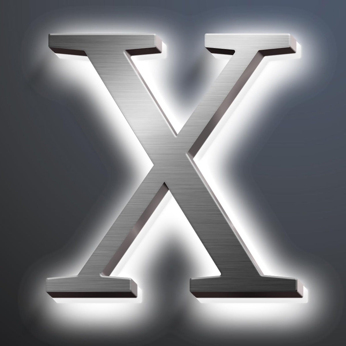 Backlit LED Illuminated House Address Numbers 20', Lighted House Numbers For A Safe And Modern, Large Modern Illuminated Address Numbers For Outside Street Yard,X