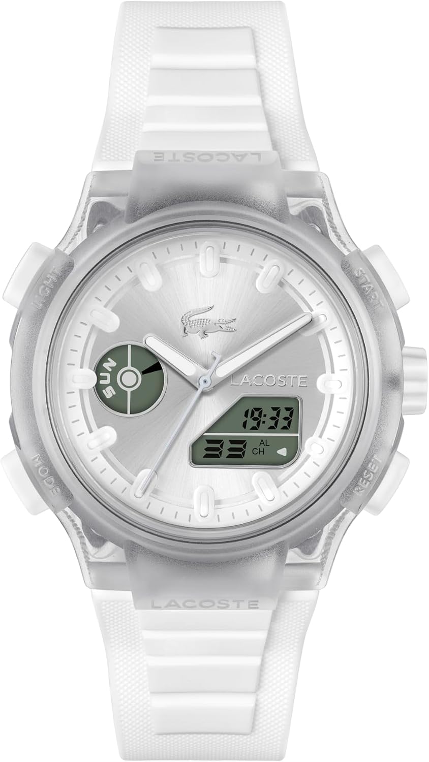 Lacoste LC33 Women's Analog-Digital Quartz Watch with Chronograph, Alarm and Calendar