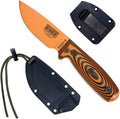 ESEE-3 1095 Carbon Steel, Black Sheath (Orange Blade, Orange/Black G-10 3D Handle)