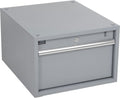 Global Industrial Stacking Workbench Drawer, Gray, 12'H