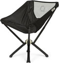 CLIQ ClassiQ Camping Chair - Lightweight Portable Lawn Chair, Compact Folding Chair for Outdoors, Reinforced 400 lb Capacity, Quick-Setup Travel Chair for Camping, Beach & Hiking (Black)