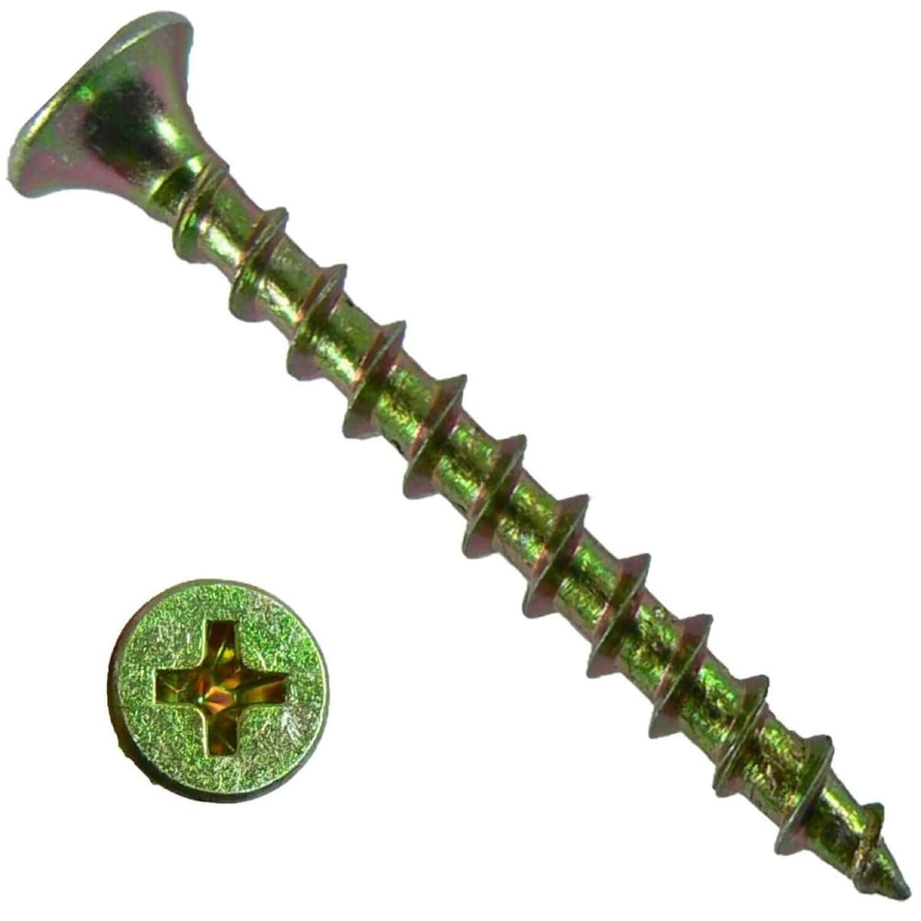 Drywall Screws: Yellow ZINC #6 x 1-5/8' Bulk COARSE Thread Drywall, Gypsum Board, Sheetrock, Plasterboard Screws. Use for Low Cost, All Purpose Wood Screws (22 POUNDS 5,000 Approx. Screw Count)