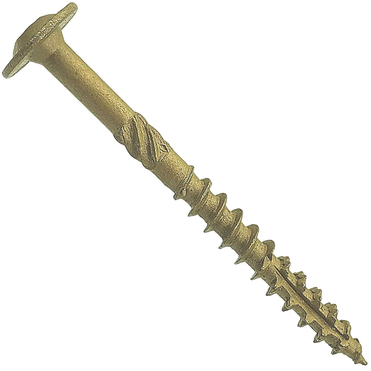 Jake Sales #14 x 2-1/2' Construction Lag Screw Exterior Coated Torx/Star Drive Heavy Duty Structural Lag Screw Far Superior to Common Lag Screws - 1,200 Screw Count. Modified Truss Washer Head