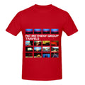 Pat Metheny Group Travels R&B Album Cover Men Crew Neck Digital Printed Tee Red