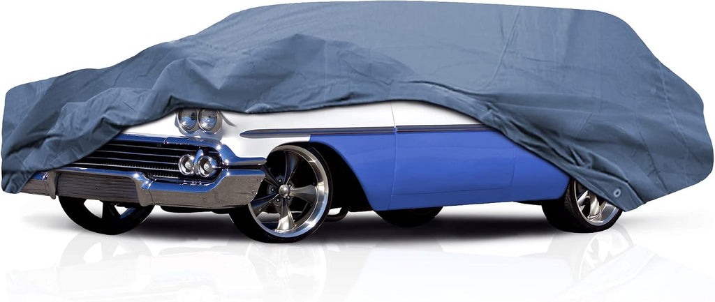DaShield Ultimum Series Car Cover for Ford Fairlane 1957-1965 Station Wagon 4-Door All Weather Protection Semi Custom Fit Dust, Sun, Snow, Rain Protection Indoor Outdoor